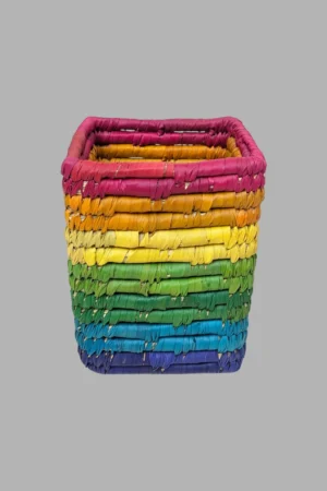 Date Palm Leaf & Grass – Pencil Holder Rainbow