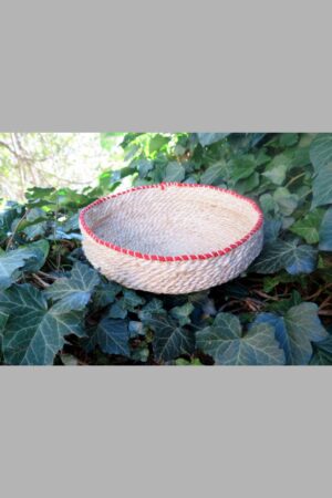 Small Basket With A Red Border