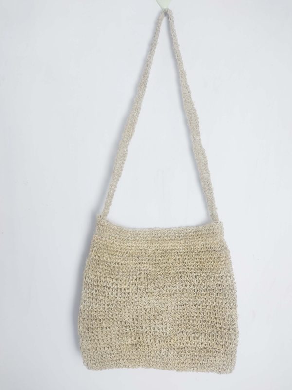 BaSE-08002 Crochet Shoulder Bag W38xh35xhandle 100cm (1)