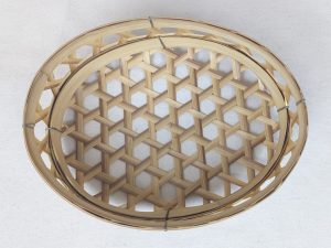 Sample Bamboo Oval Basket L20xW15xH6.5cm 2