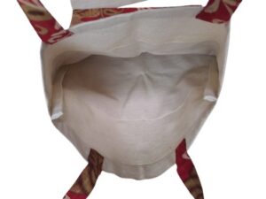 SJS Sample Cotton & Sari Tote Bag WxHxHandlecm ()